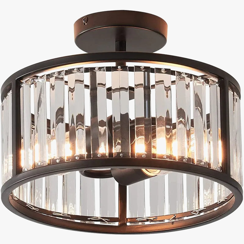 plafonnier industriel rétro style nordique pour éclairage décoratif