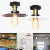 plafonnier industriel vintage led loft style américain