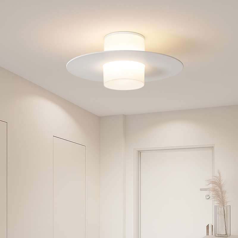 Plafonnier Led allée couloir couloir lustre moderne plafonnier pour salon salle à manger cuisine chambre noir blanc