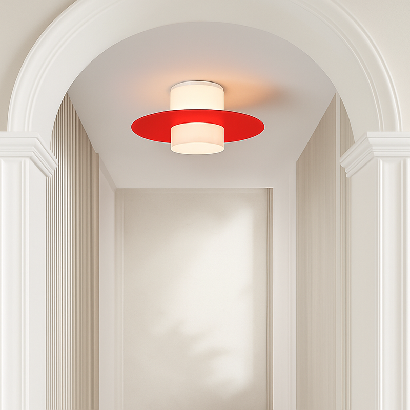 Plafonnier Led allée couloir couloir lustre moderne plafonnier pour salon salle à manger cuisine chambre noir blanc