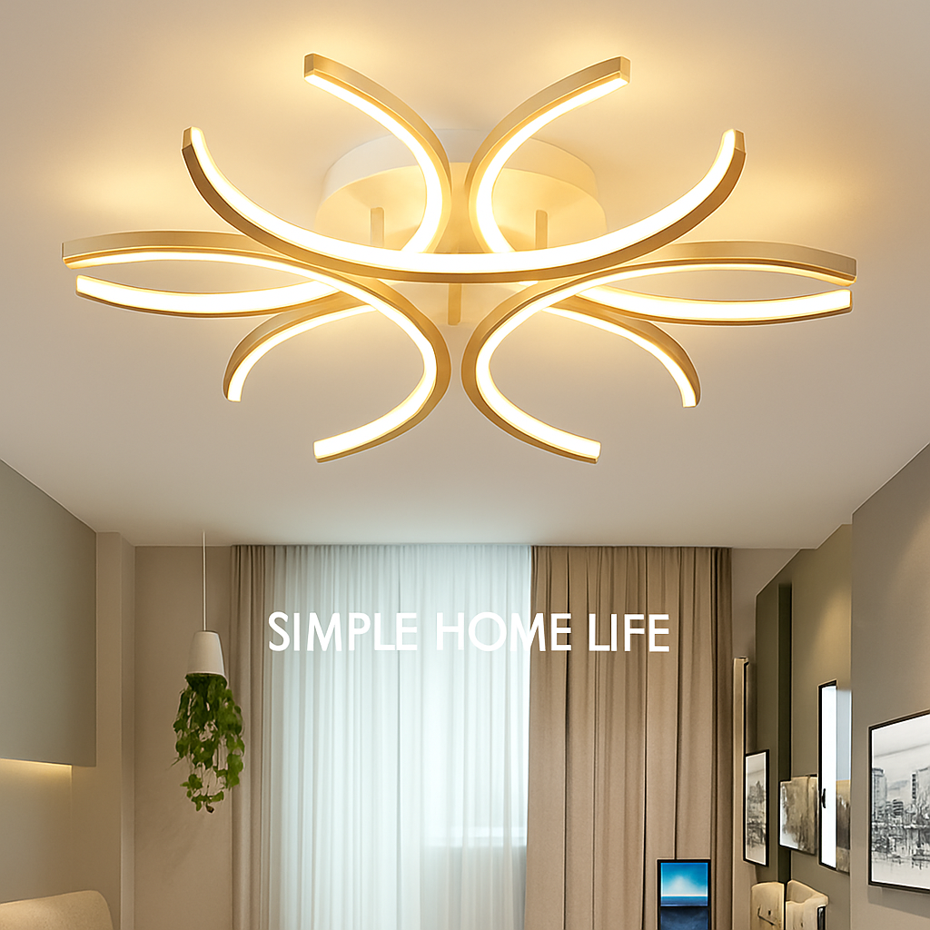 plafonnier led au design moderne pour une décoration intérieure idéale - vue 3 sur 7