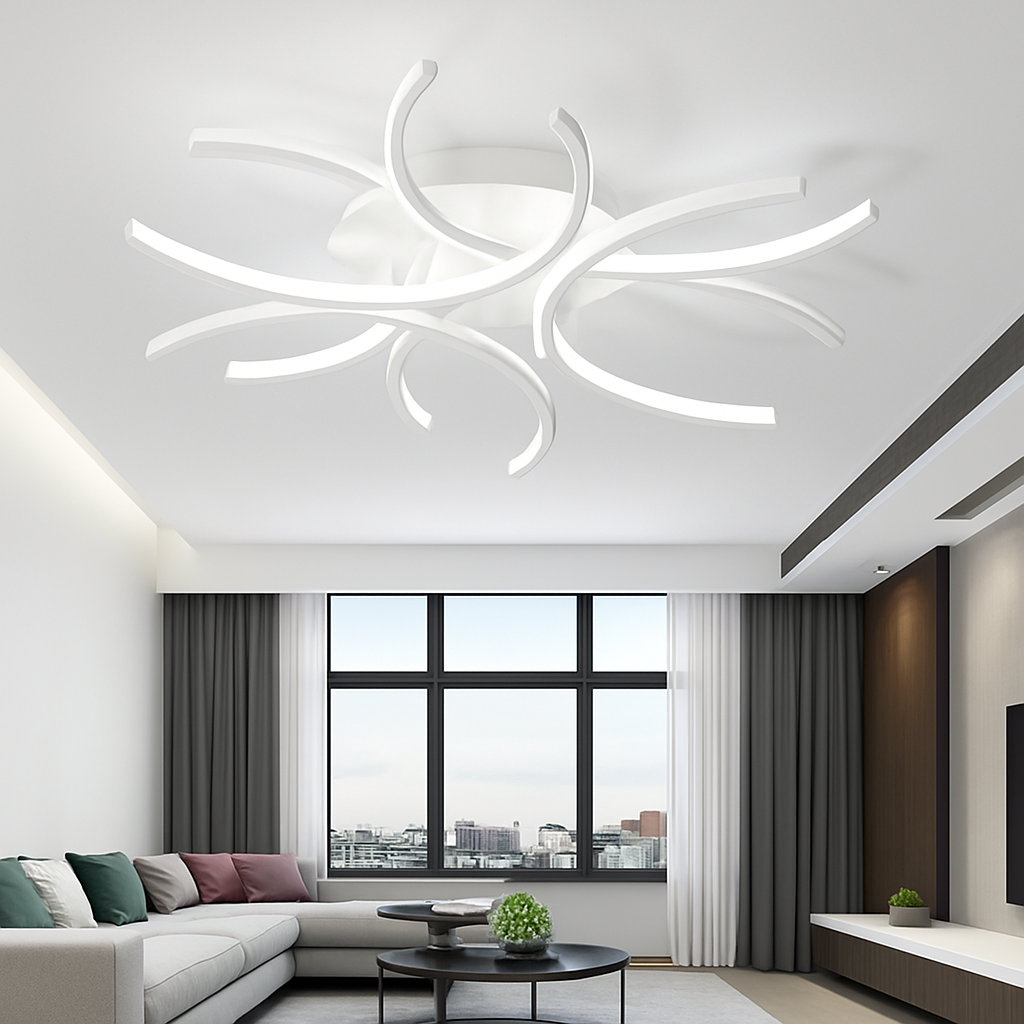 plafonnier led au design moderne pour une décoration intérieure idéale - vue 4 sur 7