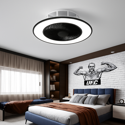 LED-Deckenventilator mit modernem Design 2021 - vue 4 sur 10