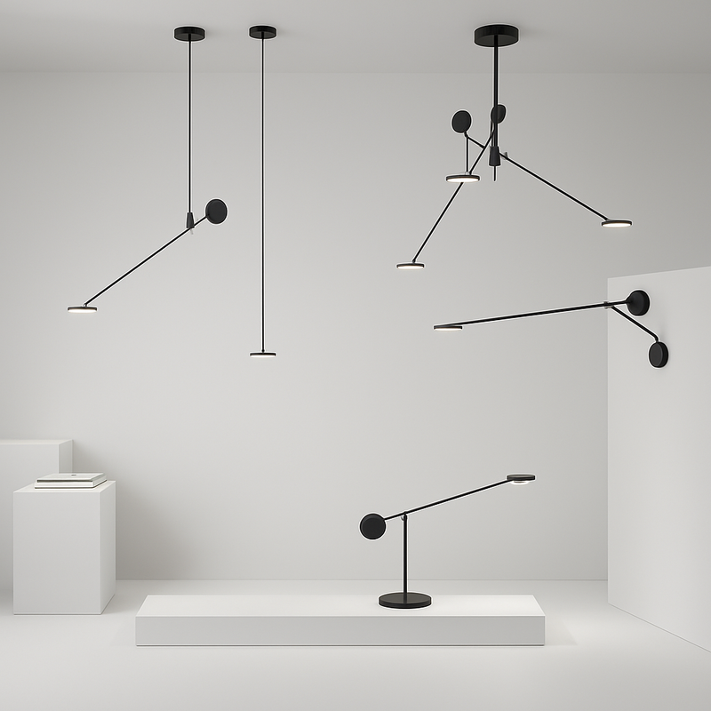 Plafonnier Led design nordique pour Tables basses de restaurant bureaux de chambre lampes suspendues noires luminaire de décoration de la maison