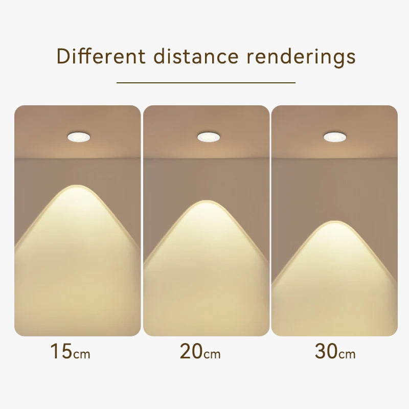 plafonnier led dimmable spots encastrés angle réglable pour intérieur