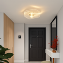 plafonnier led doré style nordique moderne en acrylique