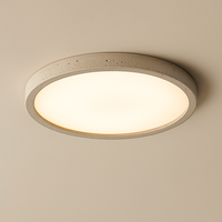 LED-Deckenleuchte aus gelbem Travertin
