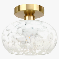 Plafonnier Led en verre