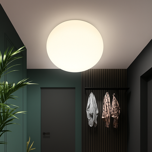 plafonnier led en verre design nordique minimaliste décoratif