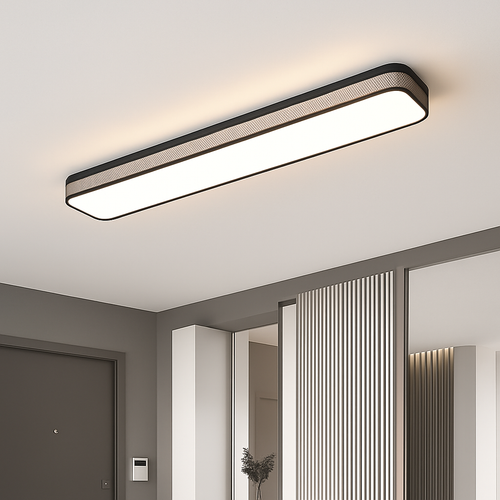 Rechteckige LED-Deckenleuchte minimalistisch für lange Flure
