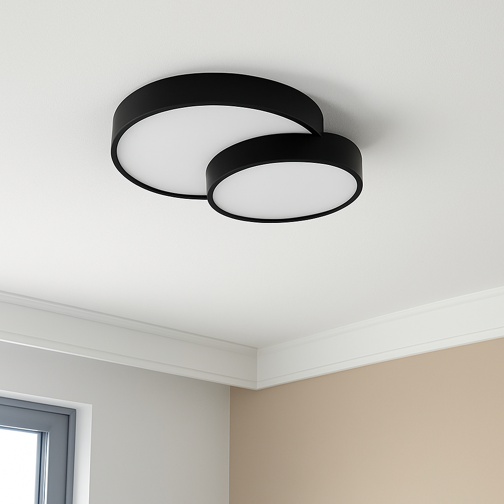 Plafonnier led maison salon nordique - vue 4 sur 11