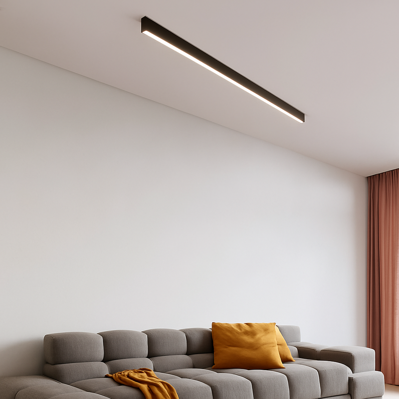 plafonnier led minimaliste ajustable en aluminium