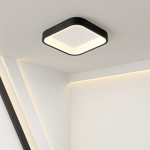 plafonnier led minimaliste moderne pour éclairage intérieur