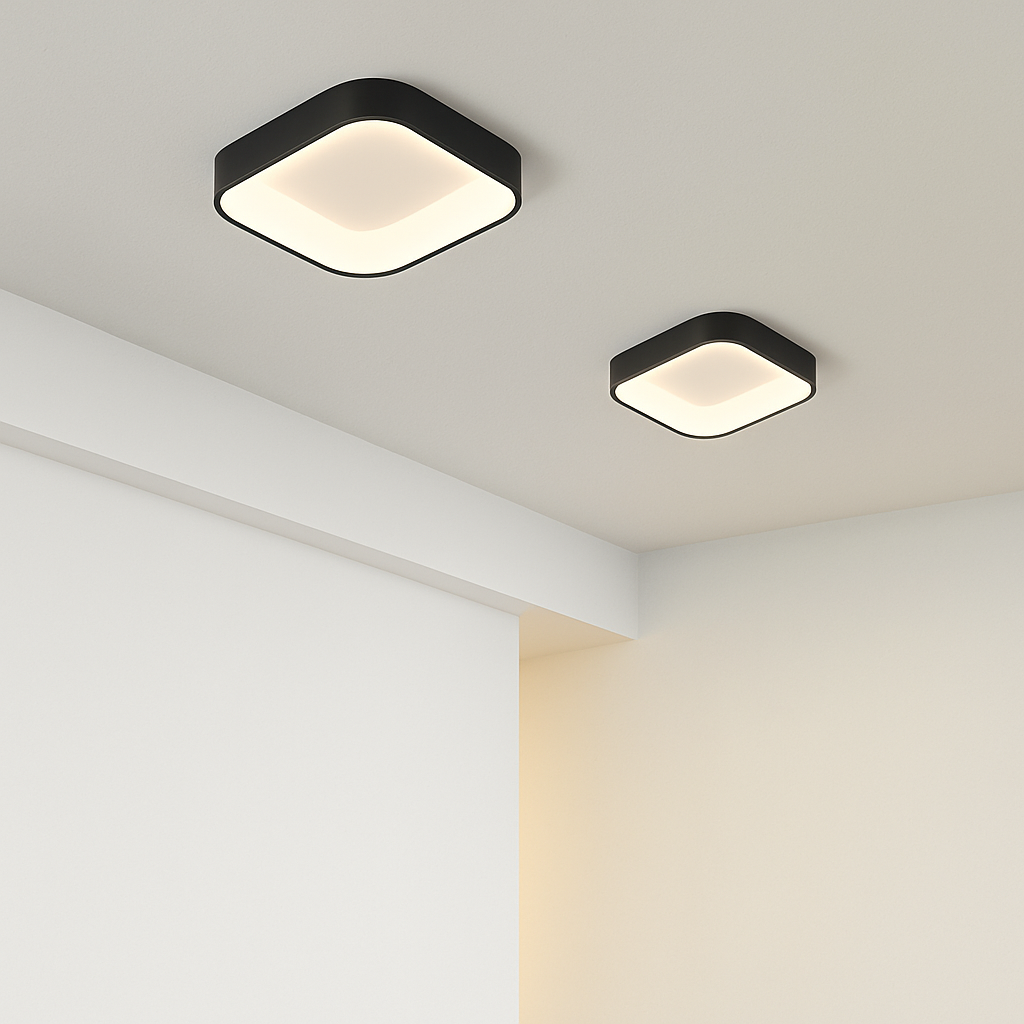 plafonnier led minimaliste moderne pour éclairage intérieur - vue 5 sur 9