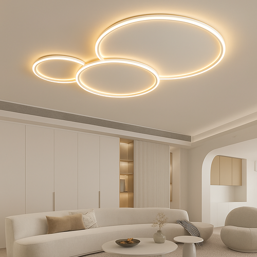 plafonnier led minimaliste nordique pour décoration intérieure
