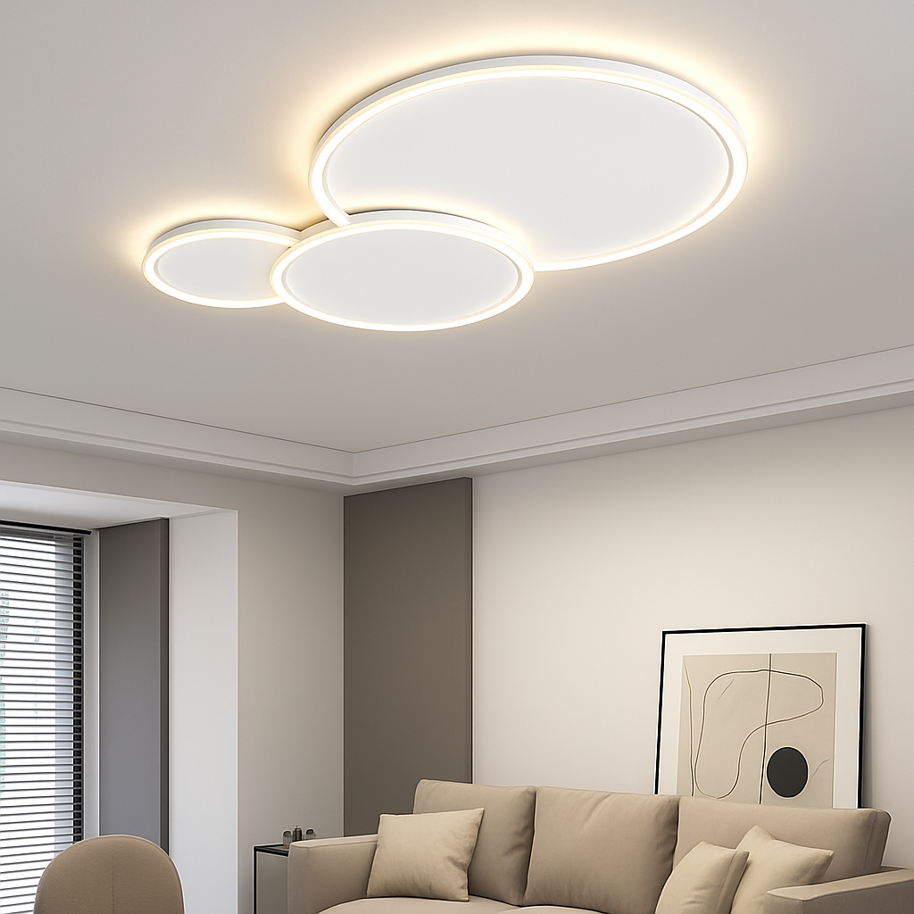 plafonnier led minimaliste nordique pour décoration intérieure