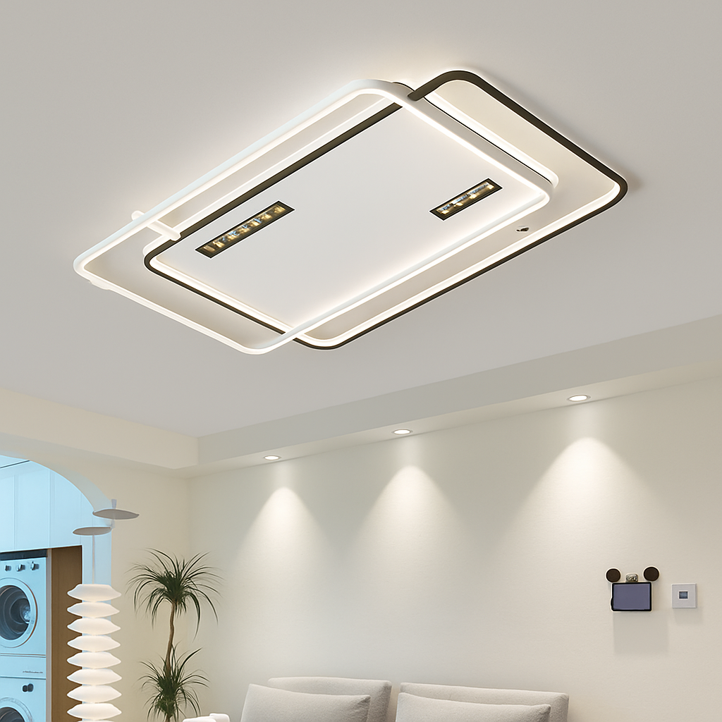 plafonnier led moderne design créatif pour intérieur minimaliste - vue 3 sur 12