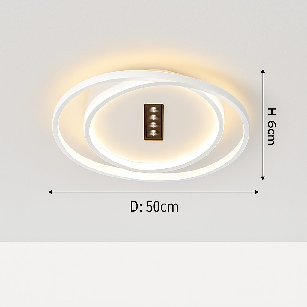 plafonnier led moderne design créatif pour intérieur minimaliste - vue 13 sur 12