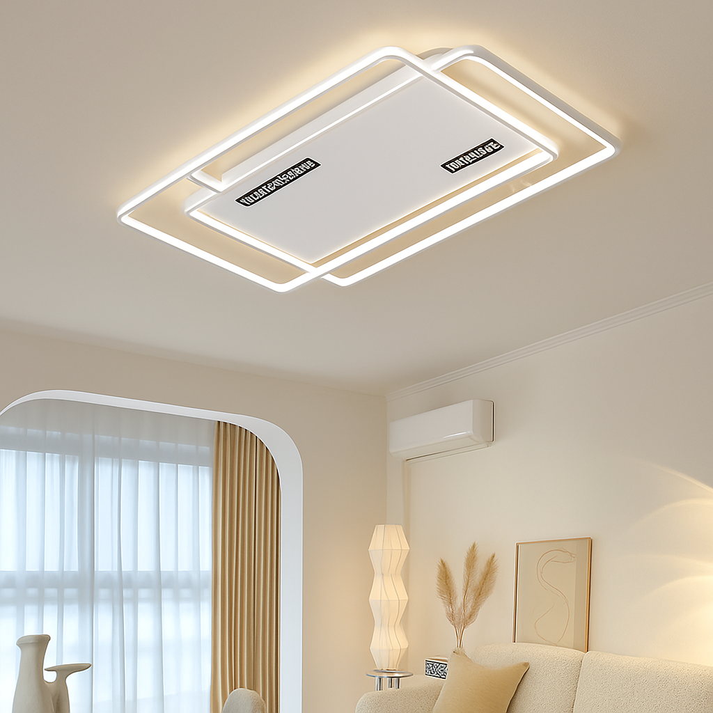 plafonnier led moderne design créatif pour intérieur minimaliste - vue 4 sur 12