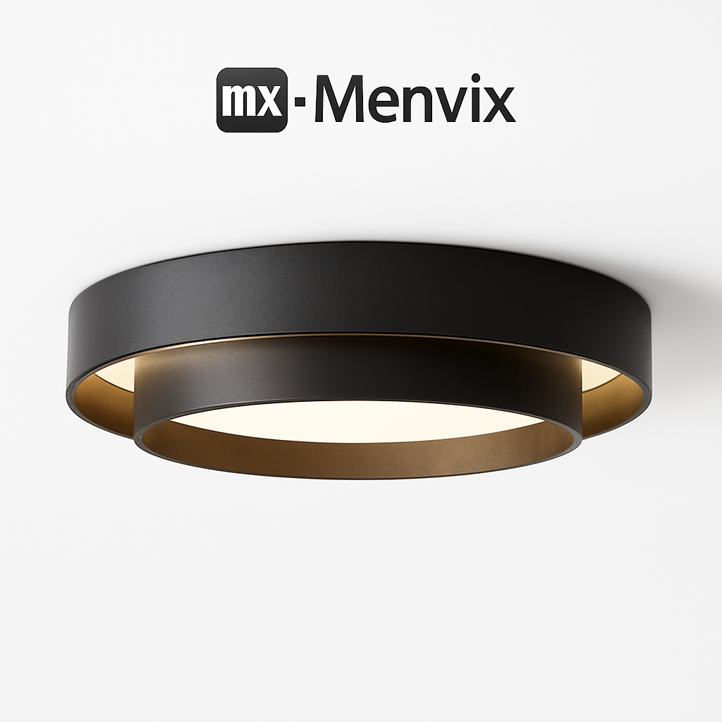 plafonnier led moderne design intérieur lumineux avec intensité variable - vue 2 sur 14