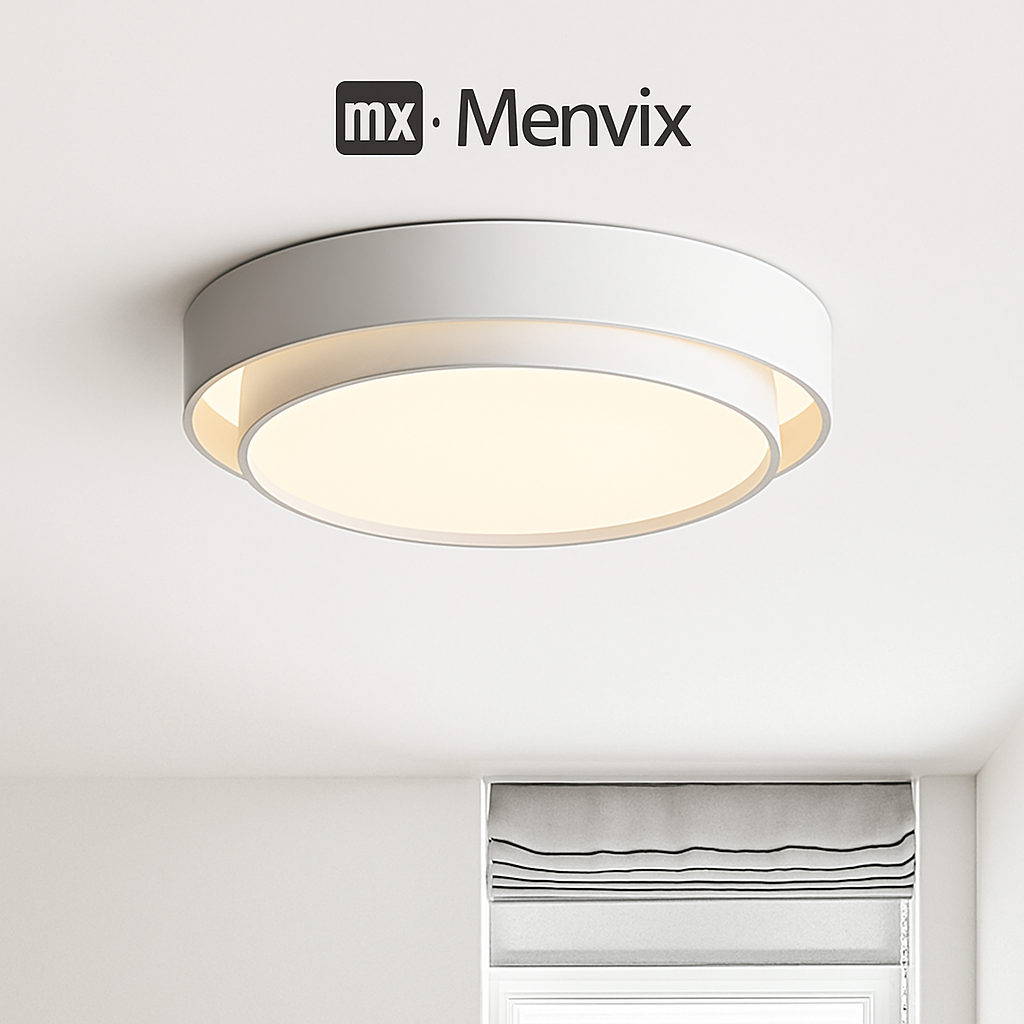 plafonnier led moderne design intérieur lumineux avec intensité variable - vue 3 sur 14