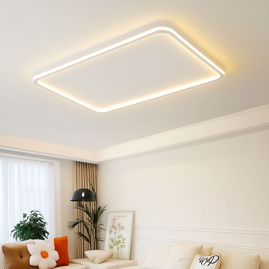 Plafonnier led moderne effet météore luminaire intérieur - vue 6 sur 21