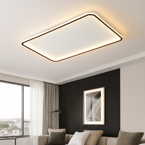 Plafonnier led moderne effet météore luminaire intérieur