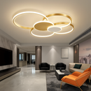 plafonnier led moderne à intensité variable avec télécommande