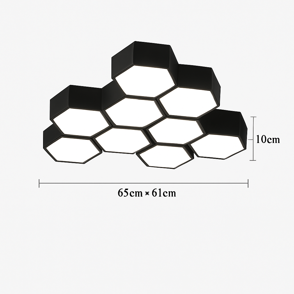 Moderner LED-Deckenleuchte, dimmbar, für dekorative Innenräume - vue 15 sur 17