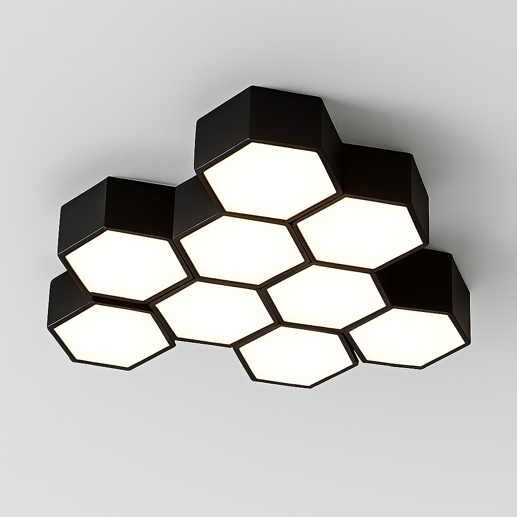 Moderner LED-Deckenleuchte, dimmbar, für dekorative Innenräume - vue 4 sur 17