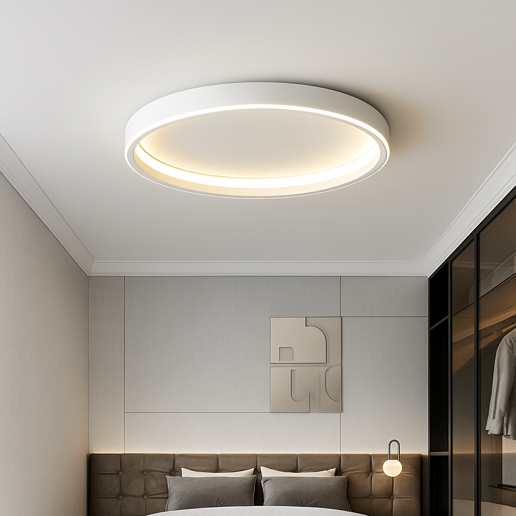 plafonnier led moderne nordique pour éclairage intérieur - vue 4 sur 18