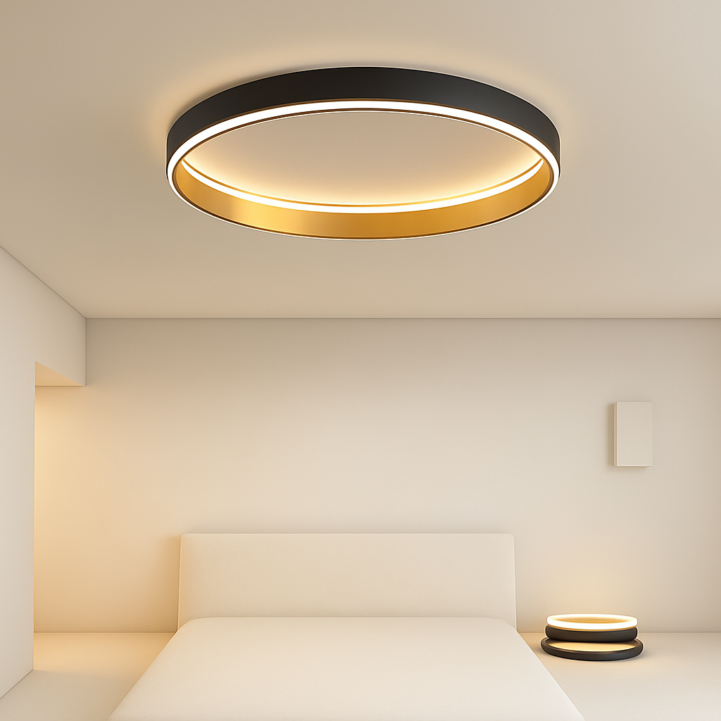 plafonnier led moderne nordique pour éclairage intérieur - vue 5 sur 18