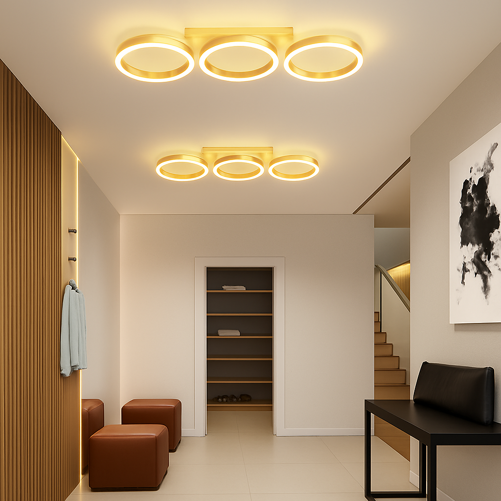 plafonnier led moderne pour décoration intérieure élégante et lumineuse - vue 7 sur 10