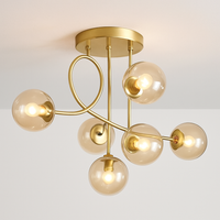 Moderne LED-Deckenleuchte für den Innenbereich mit elegantem Design