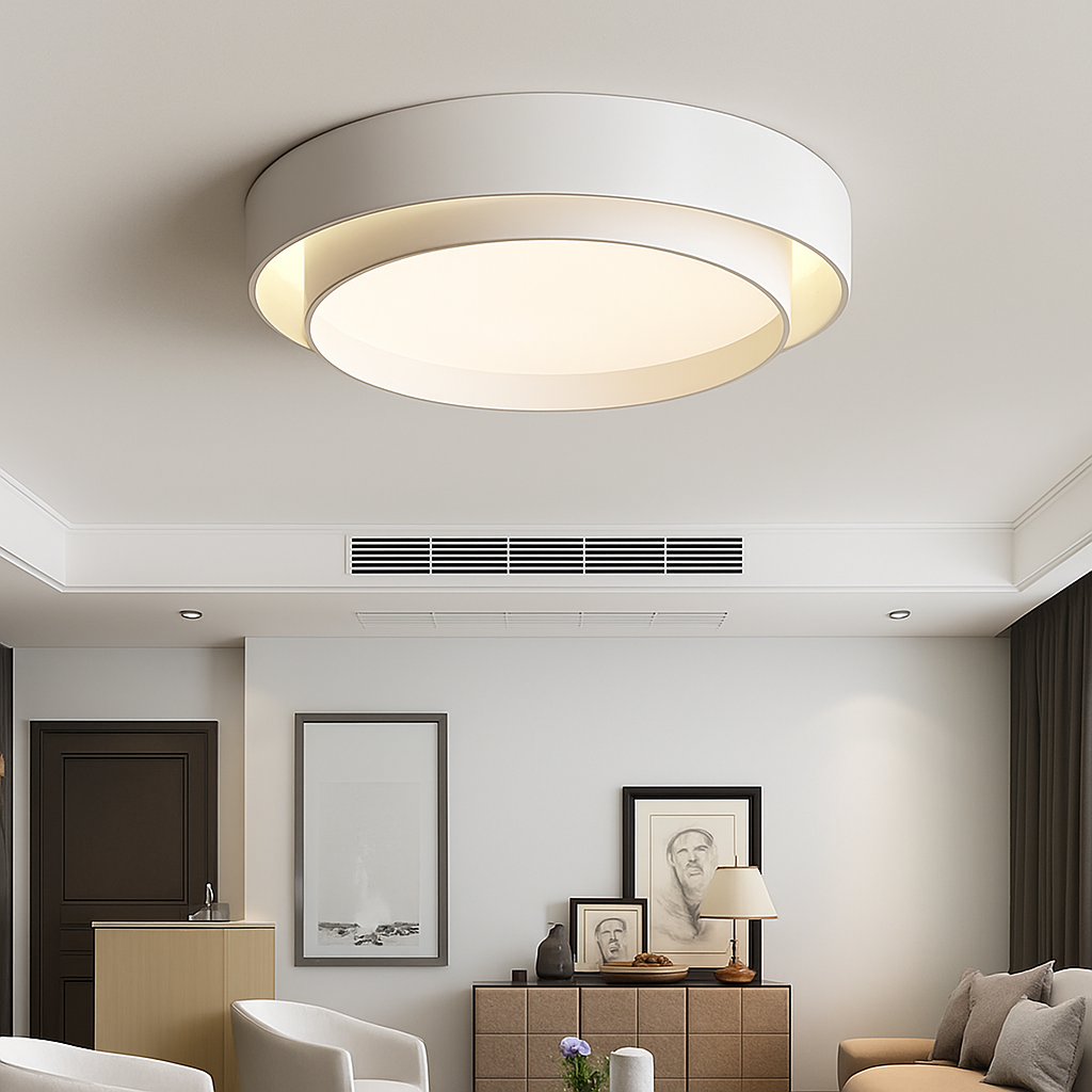 Plafonnier LED moderne pour salon salle à manger chambre Hall Ultra mince Lustre intérieur décoration de la maison luminaire Lustre - vue 7 sur 22