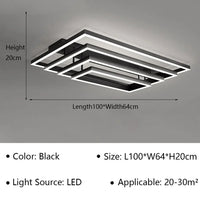 plafonnier led moderne style industriel pour décoration intérieure