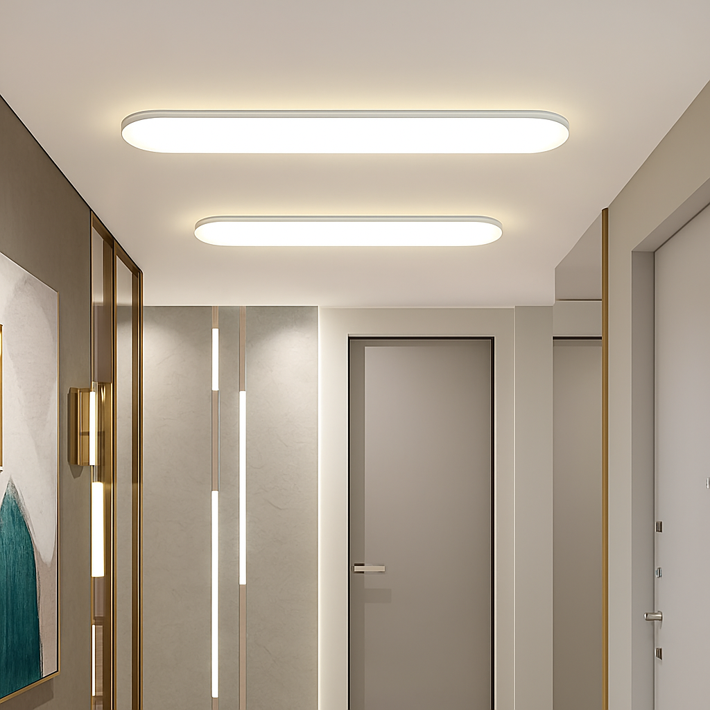 plafonnier led moderne ultra fin pour intérieur design - vue 4 sur 15