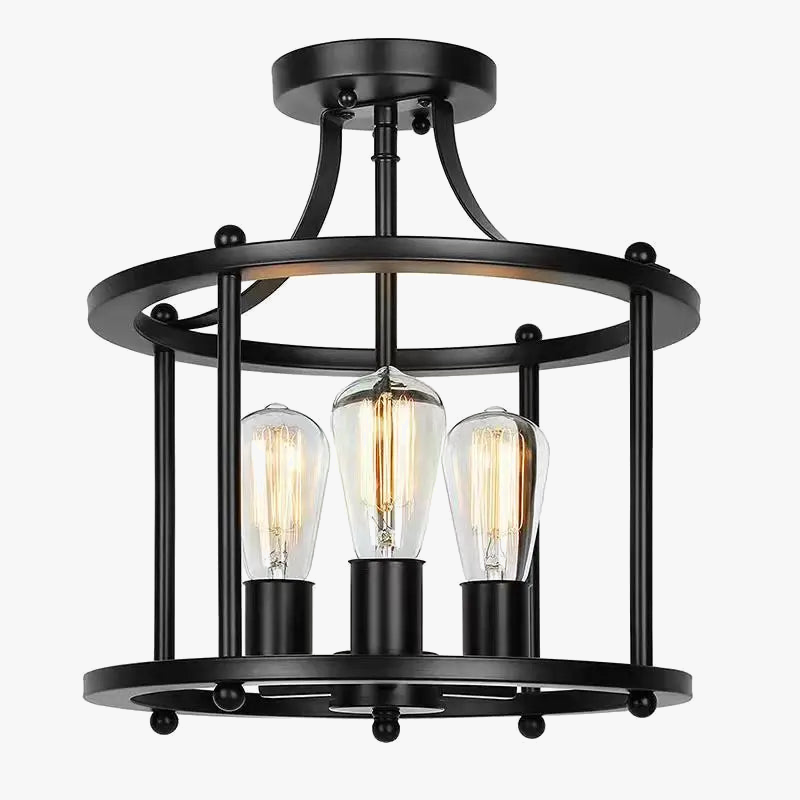 Plafonnier LED multi-têtes de Style industriel rétro américain