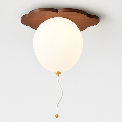 plafonnier led ours ballon décoration créative pour enfant