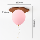 plafonnier led ours ballon décoration créative pour enfant
