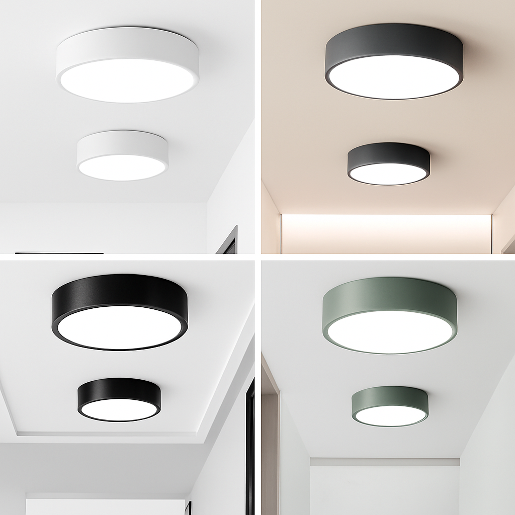 plafonnier led rond moderne pour intérieur élégant et lumineux - vue 4 sur 14