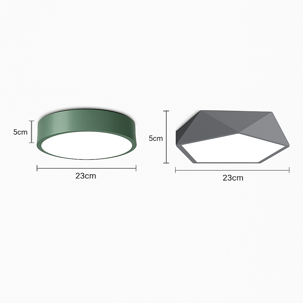 plafonnier led rond moderne pour intérieur élégant et lumineux - vue 5 sur 14
