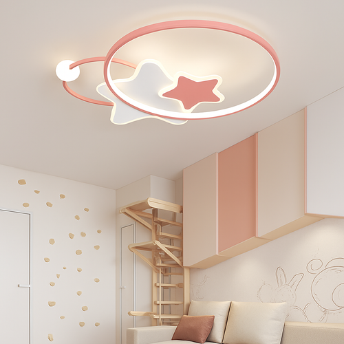 plafonnier led étoile lumineux décoratif chambre enfant dessin animé