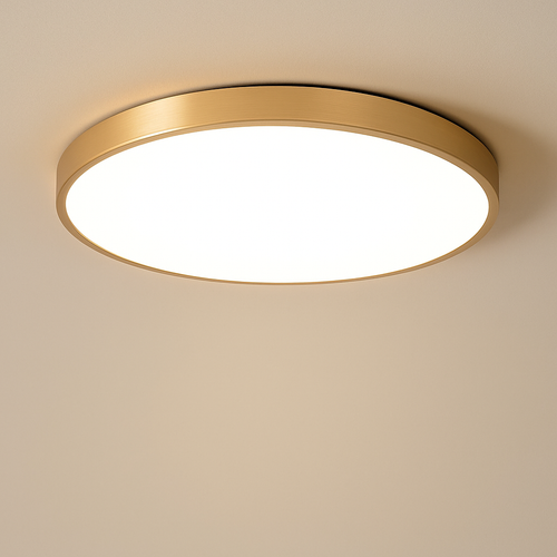 Ultraflache LED-Deckenleuchte für modernes Lichtdesign - vue 2 sur 7