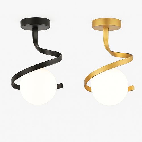 Plafonnier Luminaire Nordique Verre Boule