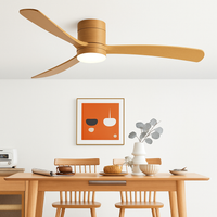 Moderner Deckenventilator mit Fernbedienung und integrierter LED-Beleuchtung