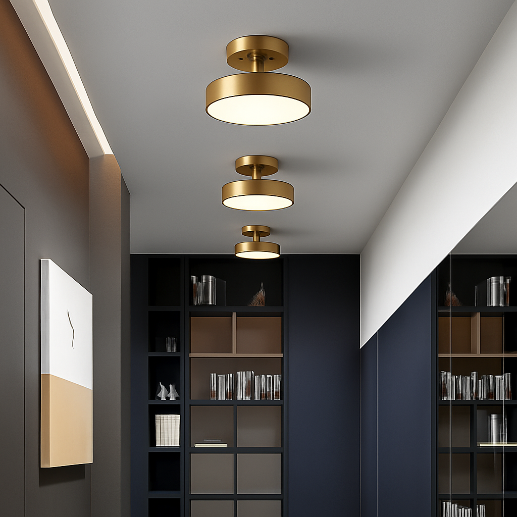 Plafonnier moderne LED minimaliste en métal Celio - vue 5 sur 8