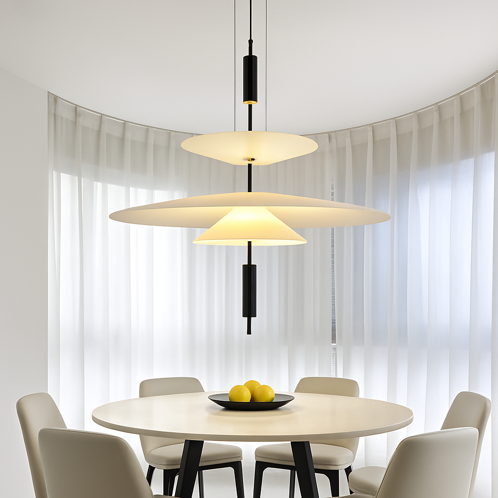plafonnier moderne à leds design pour décoration intérieure - vue 3 sur 13