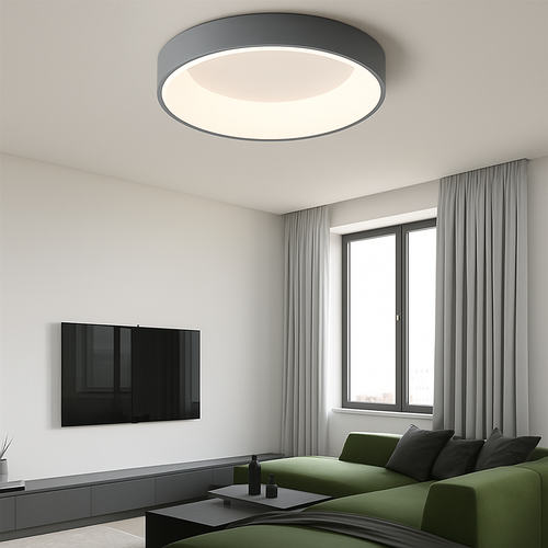 plafonnier moderne à leds minimaliste avec télécommande
