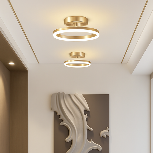 plafonnier moderne à leds pour décoration intérieure